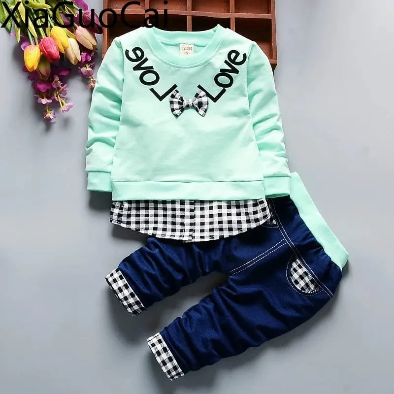 2 Pcs Children T-Shirt & Pant Set 1-2Y 440732