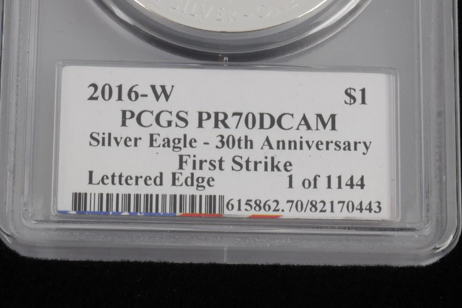 2016 Edmund C Moy Eagle 999 Silver Coin (31.10g.)