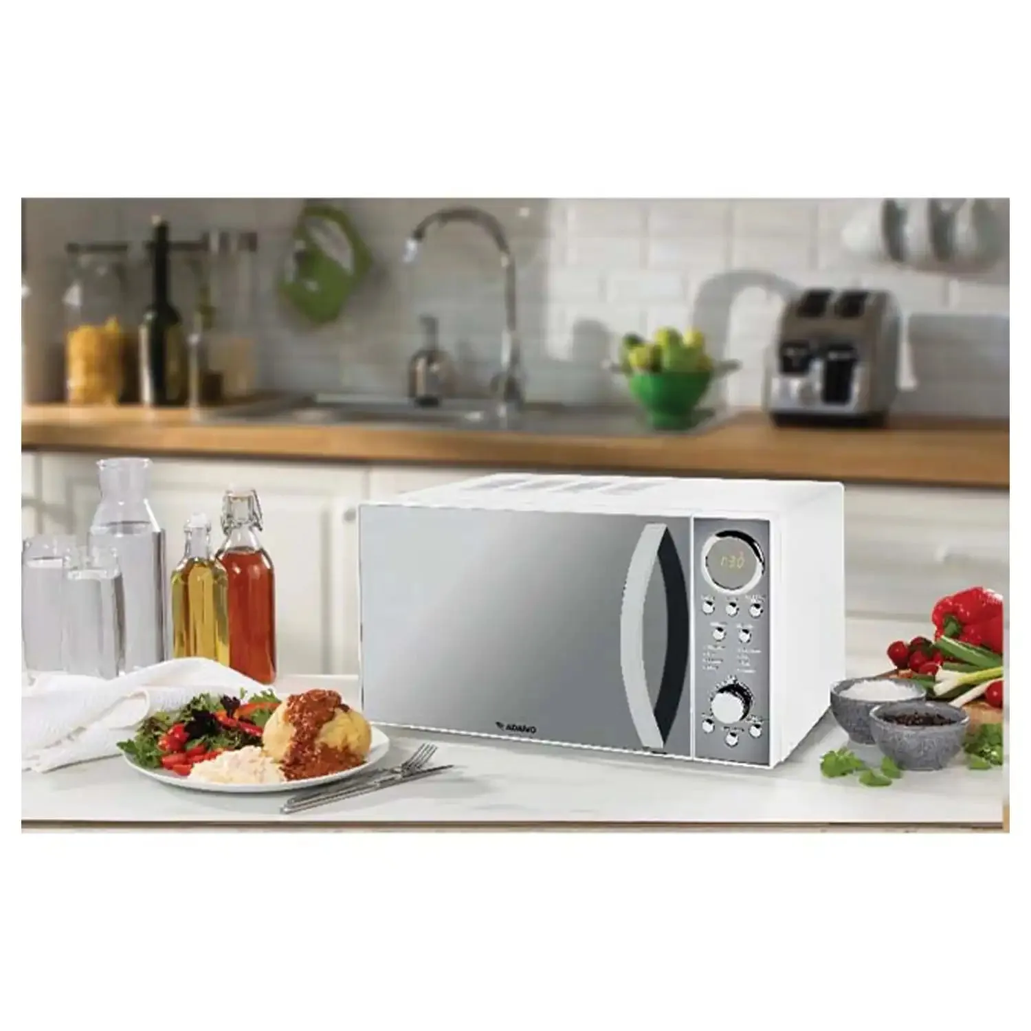 20L Digital Microwave 700W - White