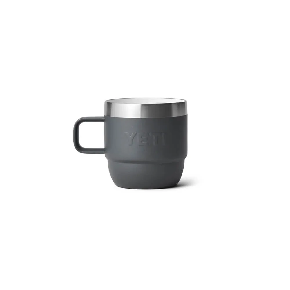 21071501865 TAZA RAMBLER 6oz STACKABLE 2 PIEZAS CHARCOAL MARCA YETI