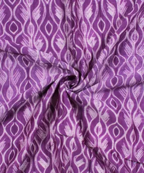 2.5 m Purple tie dye cotton silk shibori kurta material