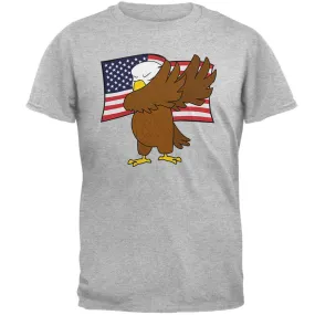 4th Of July America Dabbing Bald Eagle Mens T Shirt