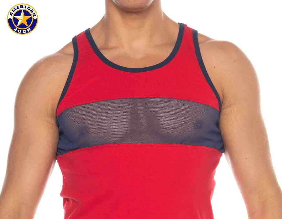 A J Phys Ed Track Tank Top