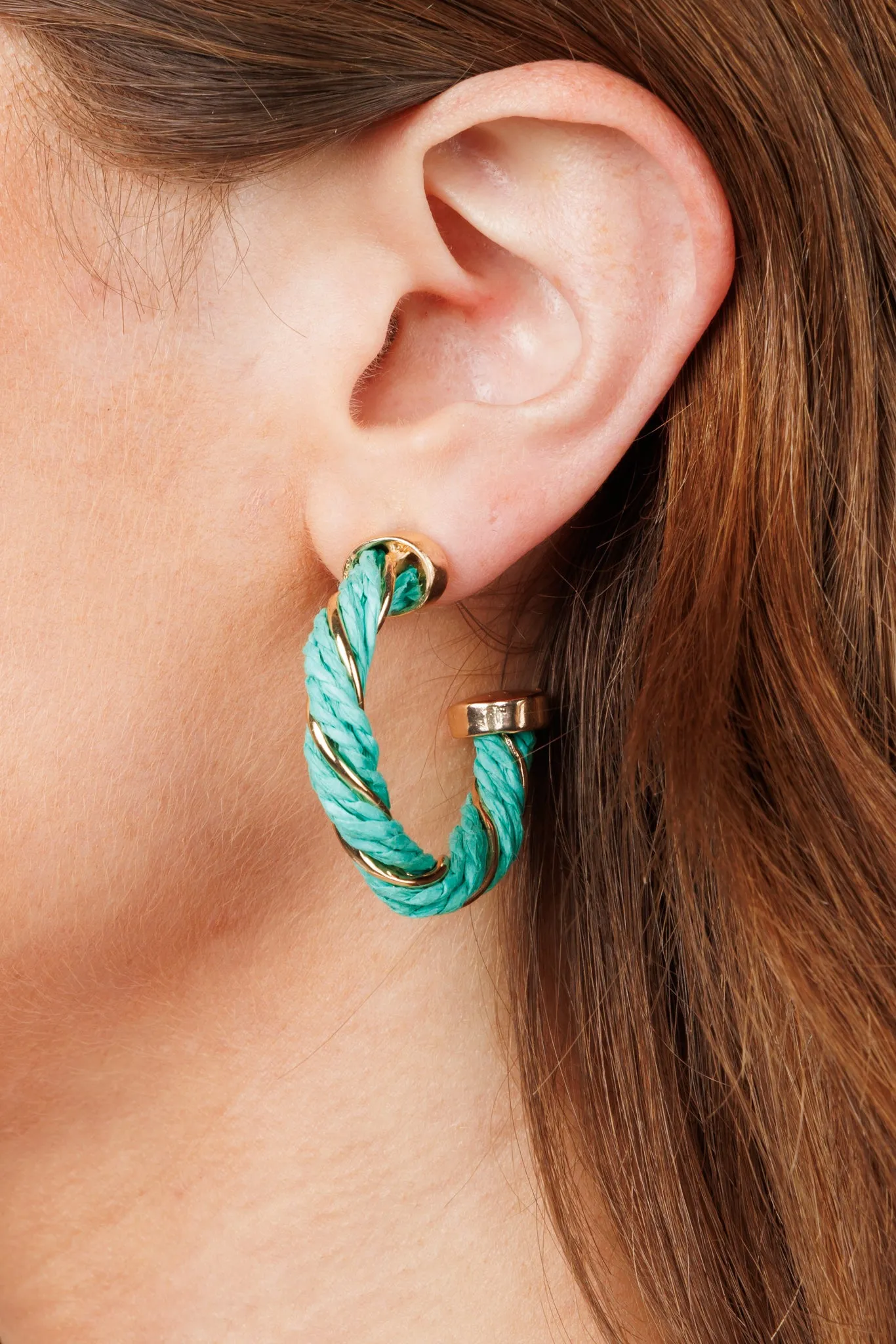 Abby Earrings- Green