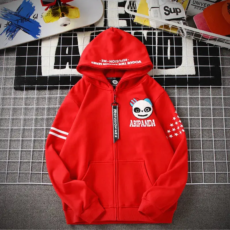 Abipanda Hooded Ziper Jacket