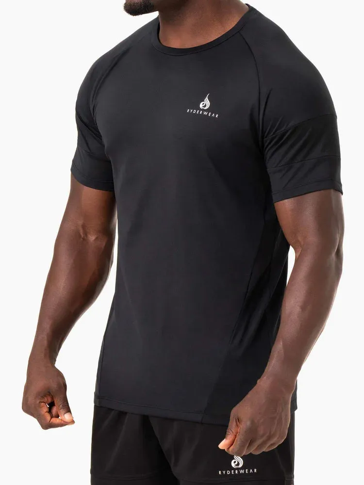 ACTION MESH T-SHIRT BLACK