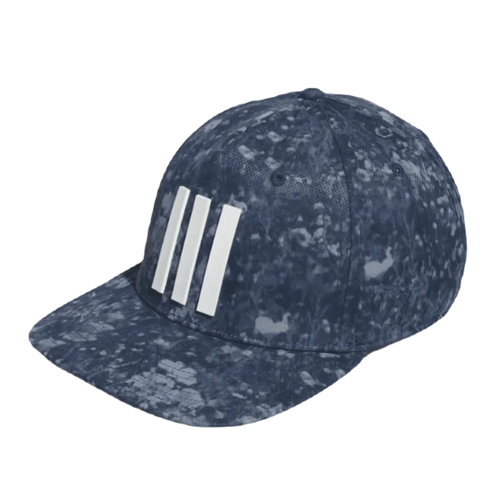 Adidas 3-Stripes Printed Tour Golf Hat - Navy