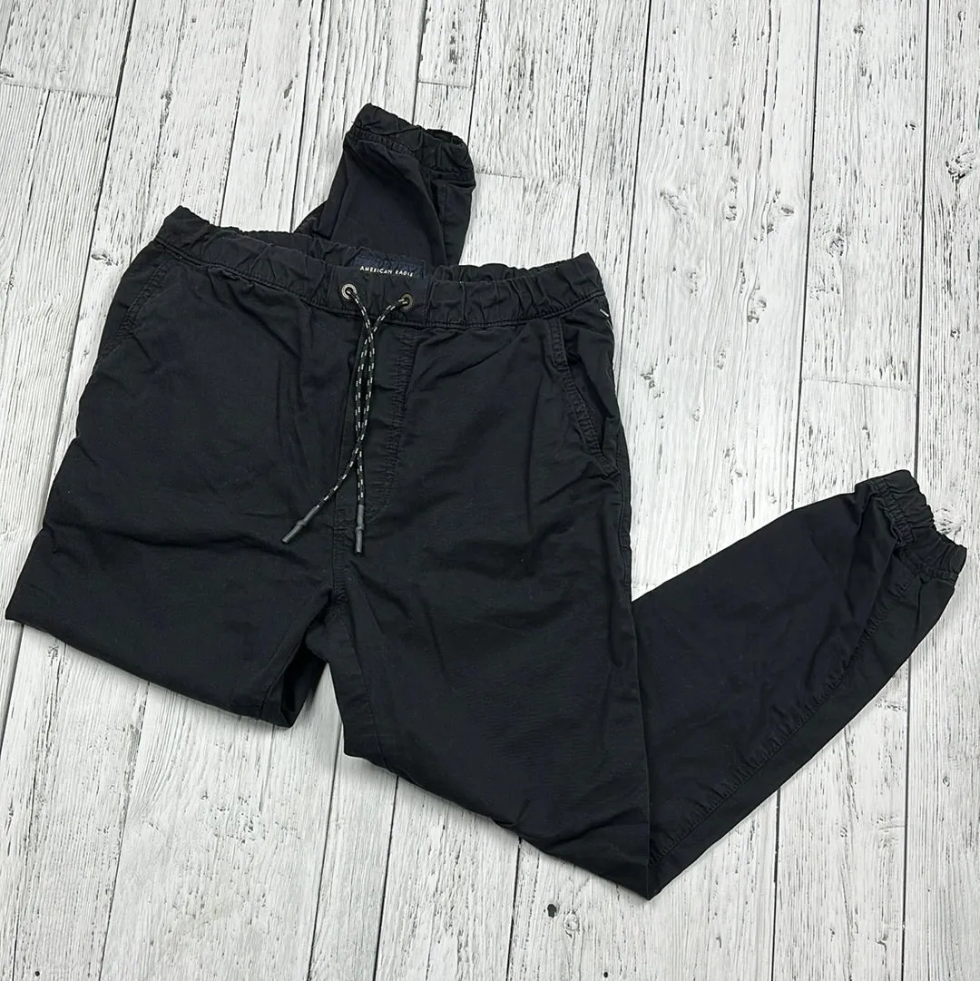 American Eagle Black Joggers - His S