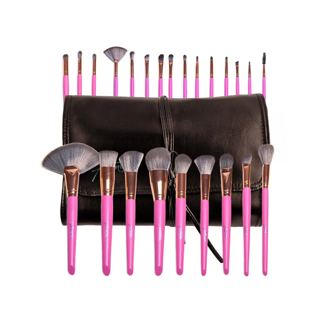 ARANTZA Ultimate Bronzed Pink Set Profesional de Brochas 24 Pzas