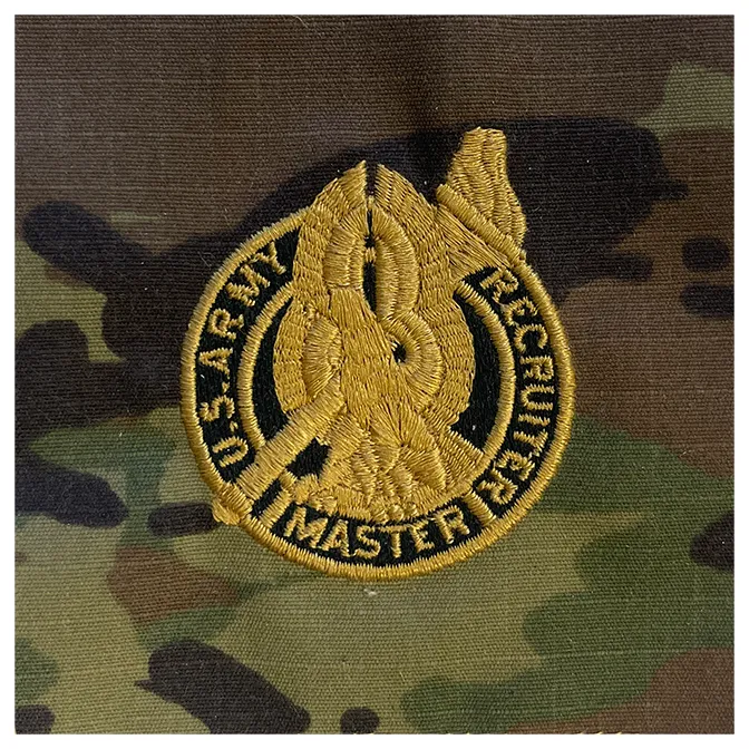 Army Qualification Badge on OCP - Sew-On