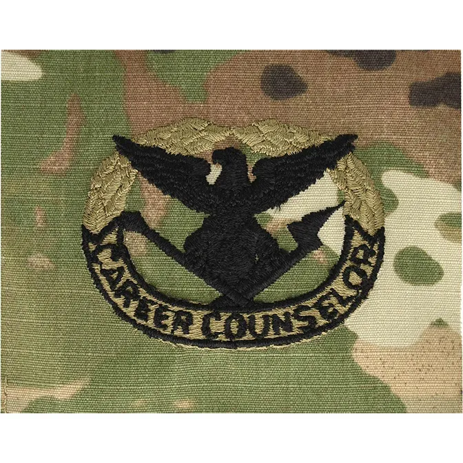 Army Qualification Badge on OCP - Sew-On