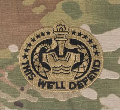 Army Qualification Badge on OCP - Sew-On