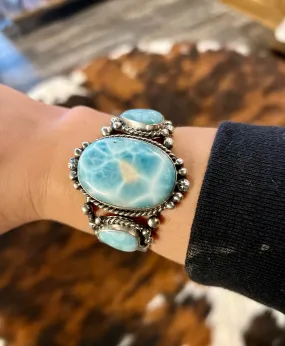 Augustine Largo Larimar Cuff