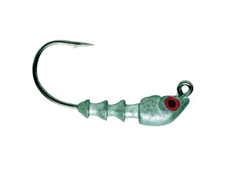 Bass Assassin Lead/Red Eye Jighead 1/4oz 4ct JA07001