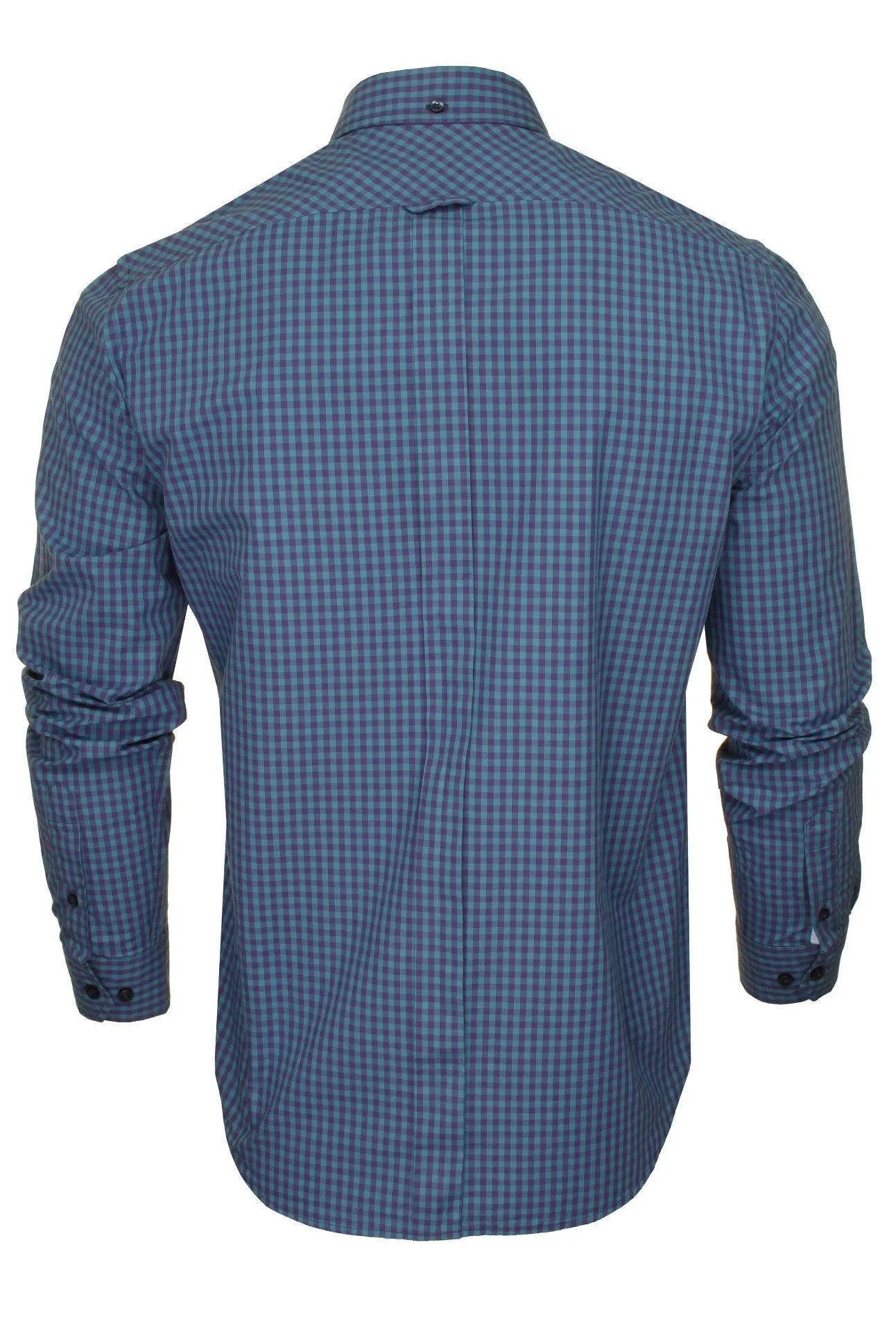 Ben Sherman Men's Signature Gingham Check Shirt, Button-Down Collar, Long Sleeves, Regular Fit