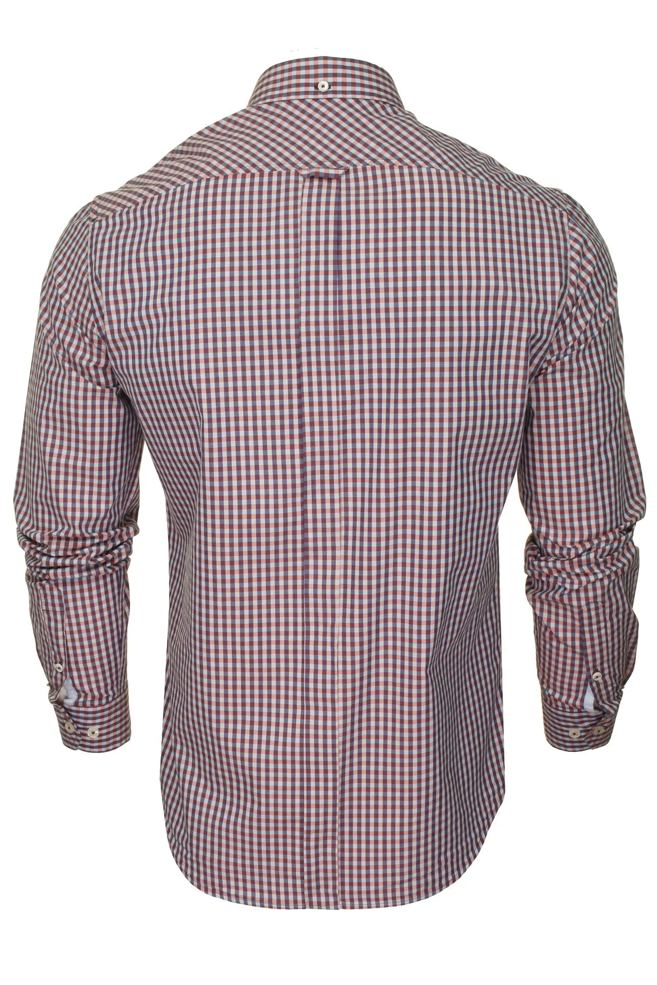 Ben Sherman Men's Signature Gingham Check Shirt, Button-Down Collar, Long Sleeves, Regular Fit