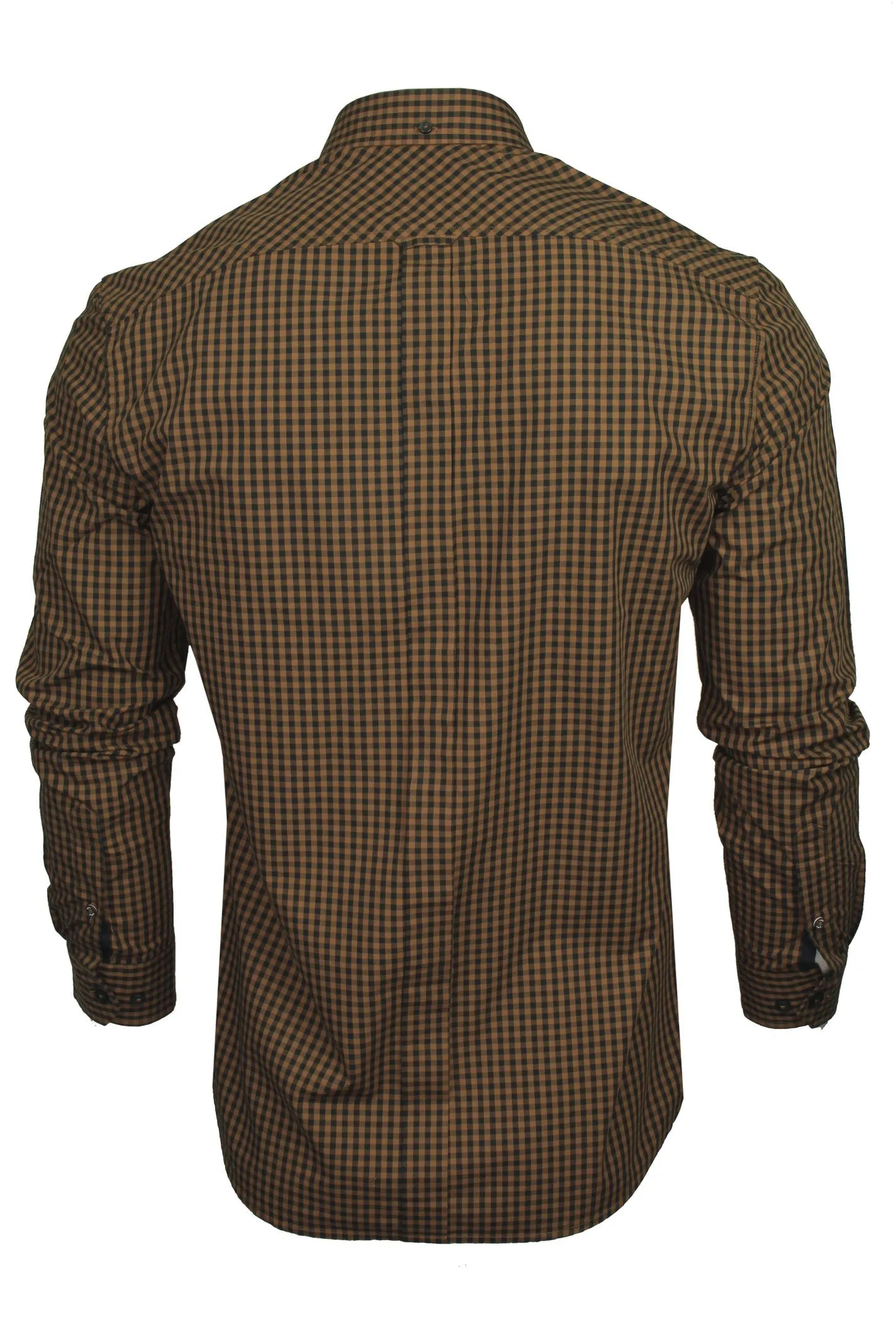 Ben Sherman Men's Signature Gingham Check Shirt, Button-Down Collar, Long Sleeves, Regular Fit