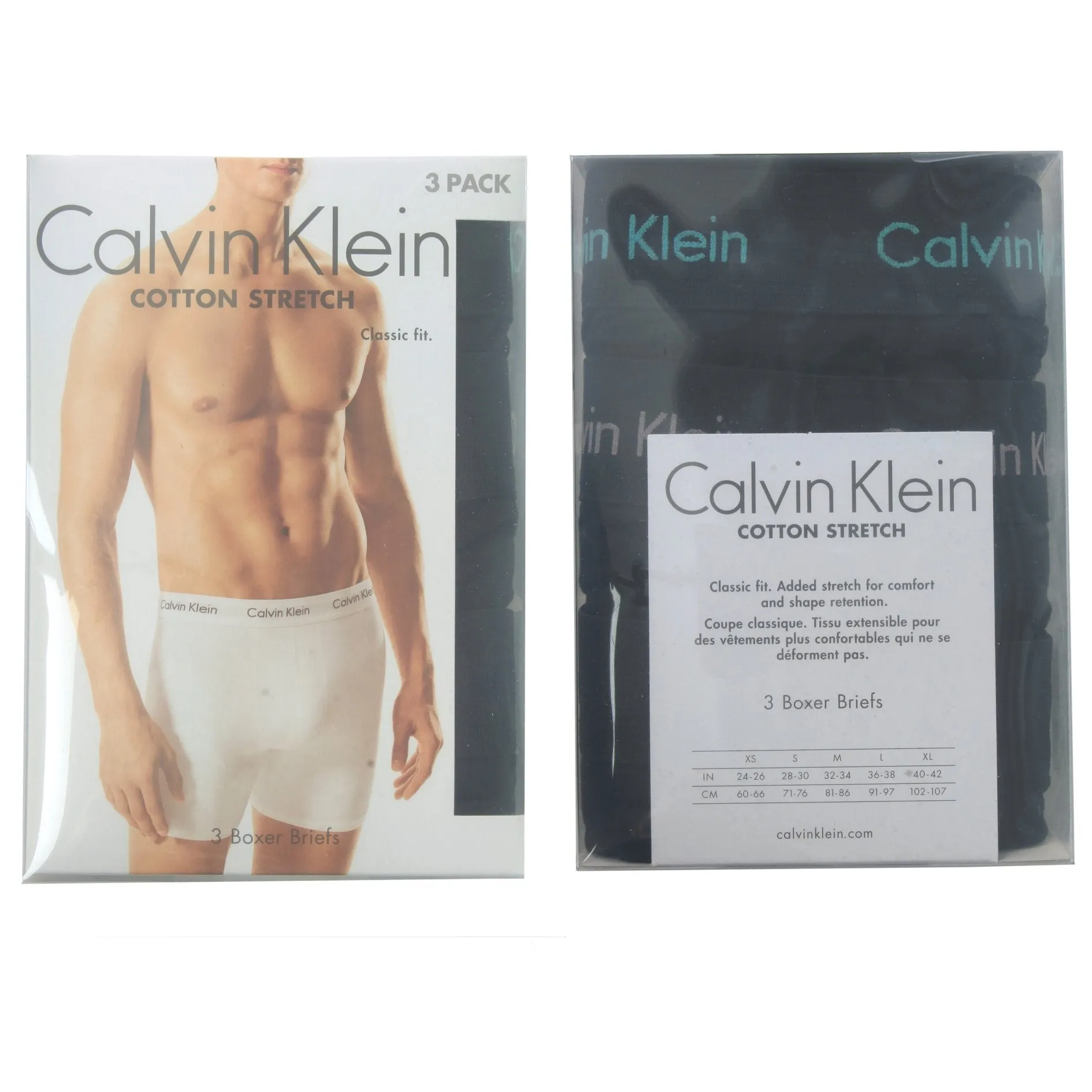 Calvin Klein Mens Boxer Briefs - Classic Fit (3-Pack)