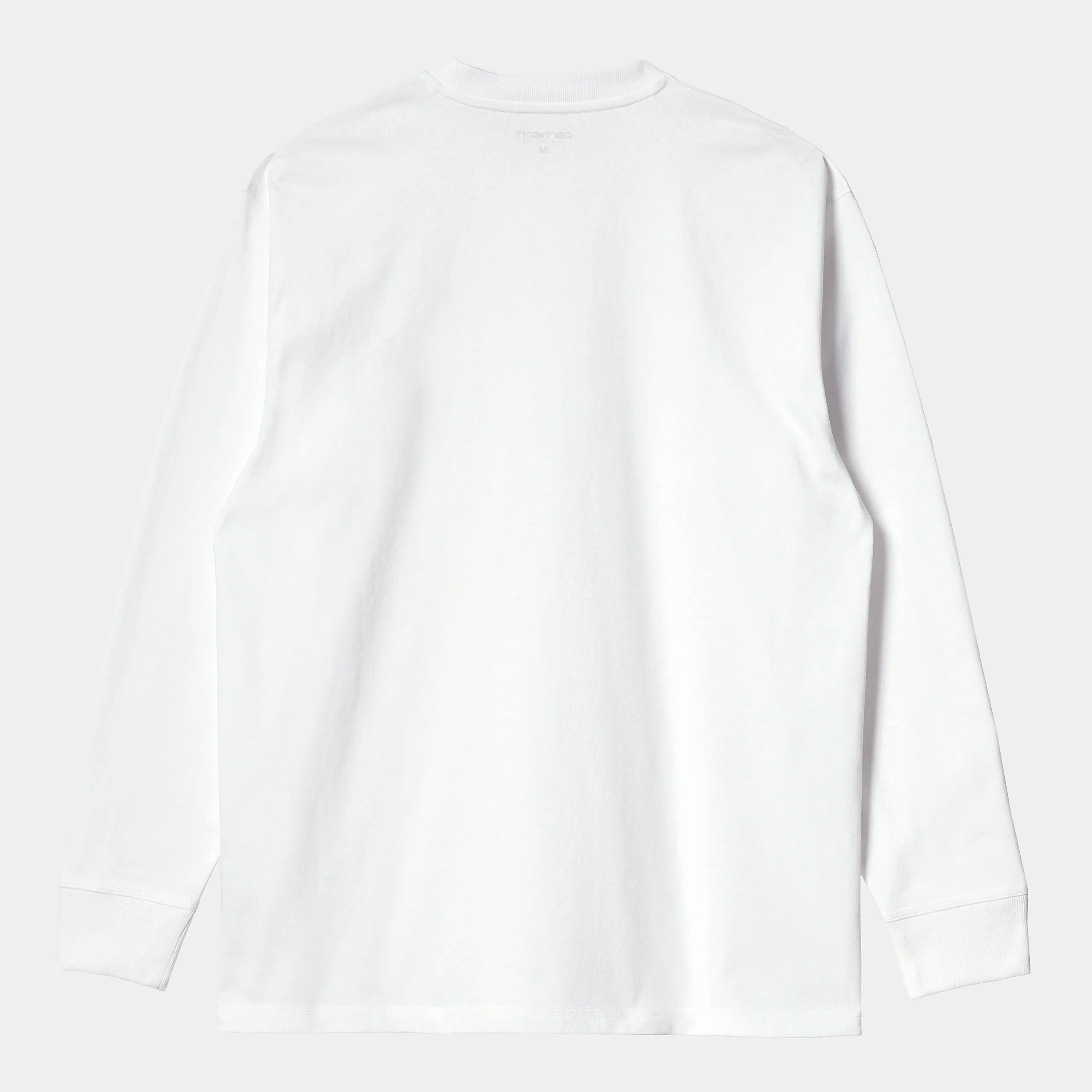 Carhartt L/S American Script T-Shirt White