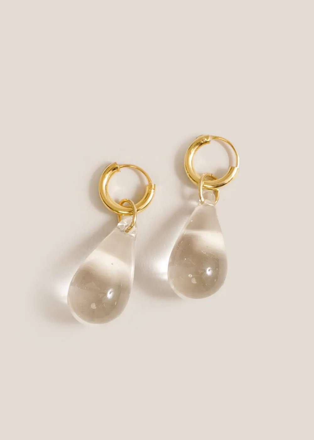 Clear Gota Earrings