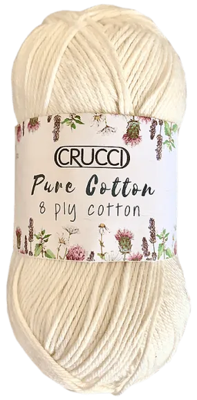 Crucci Pure Cotton 8ply 50g