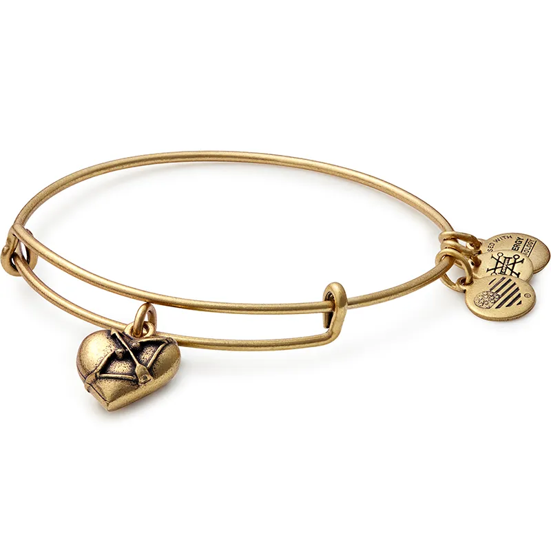 Cupid's Heart II Charm Bangle