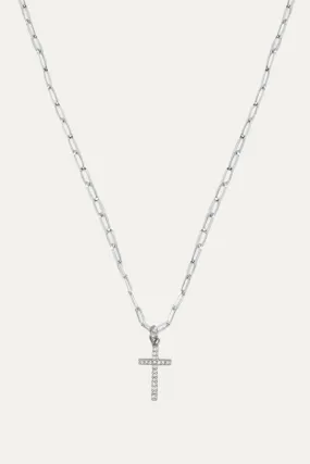 Delicate Pave Cross Necklace