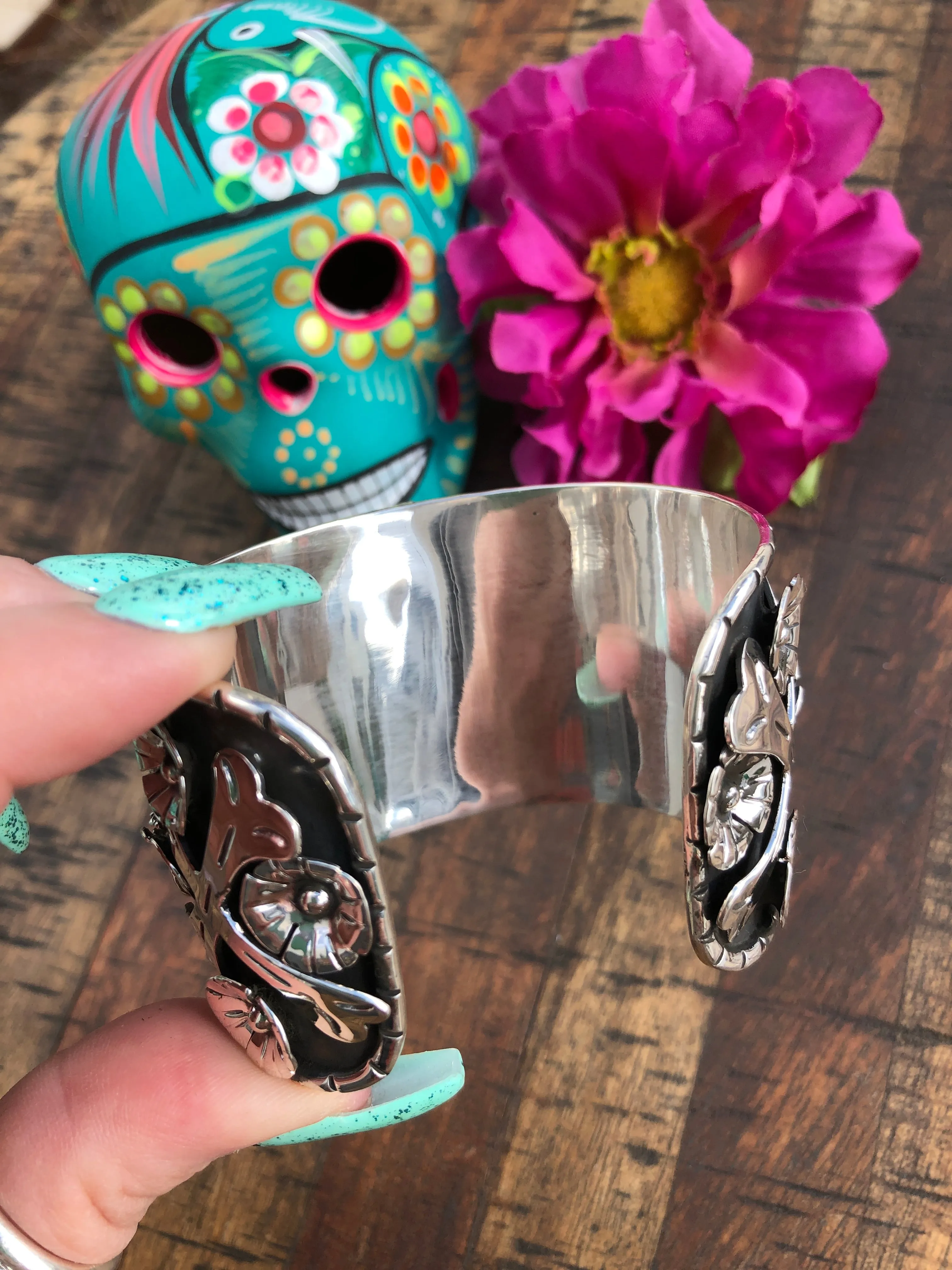 Dia De Los Muertos Cuff