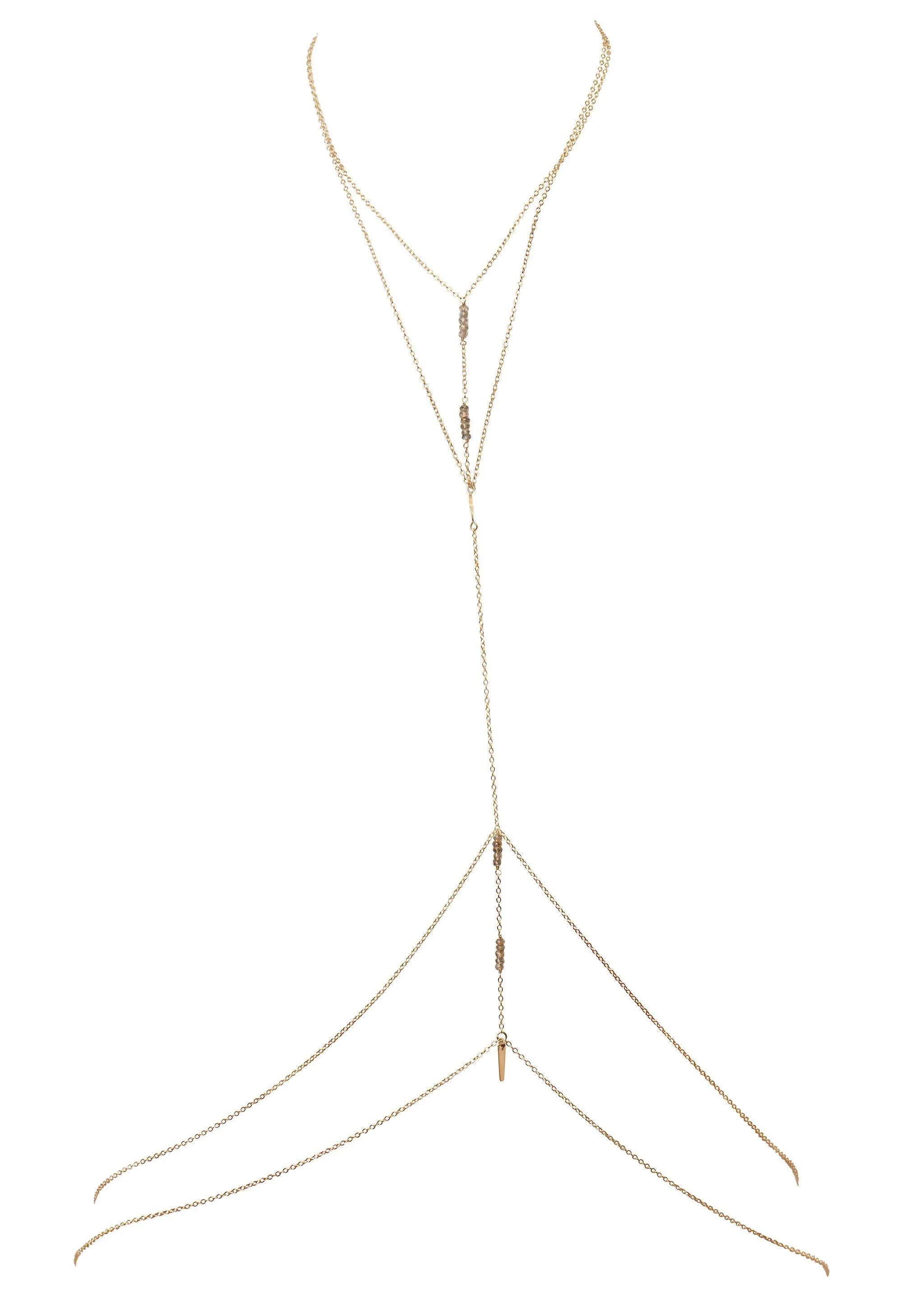 Eagle Gemstone Body Chain