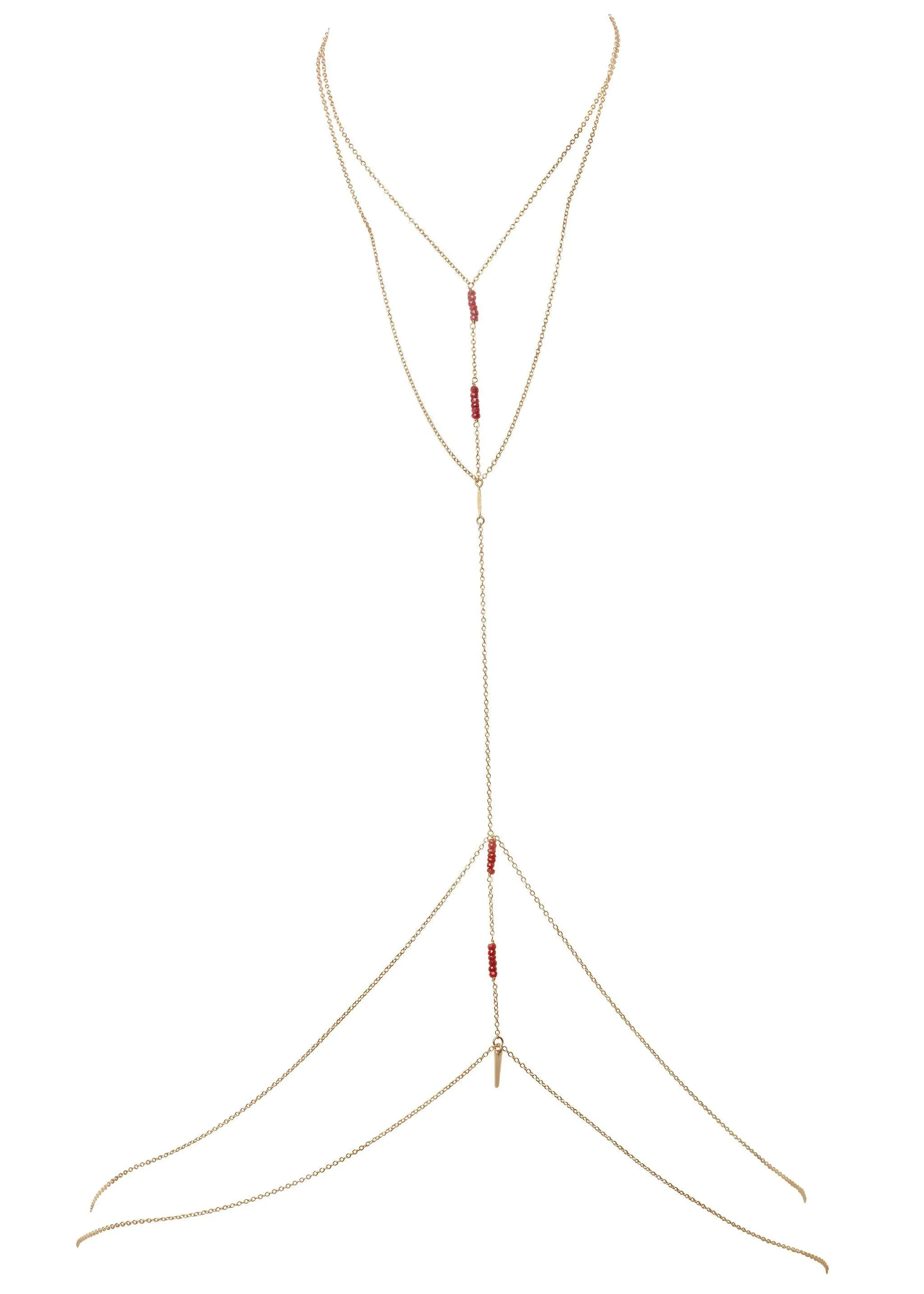 Eagle Gemstone Body Chain