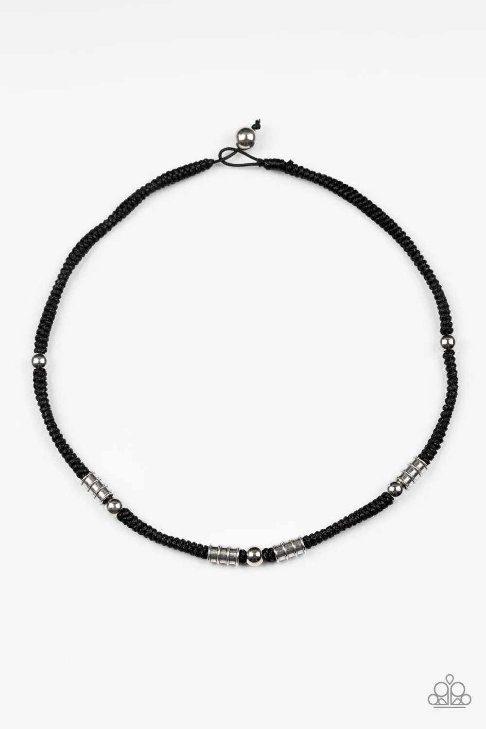 Ever The Explorer Black Urban Necklace - Paparazzi Accessories