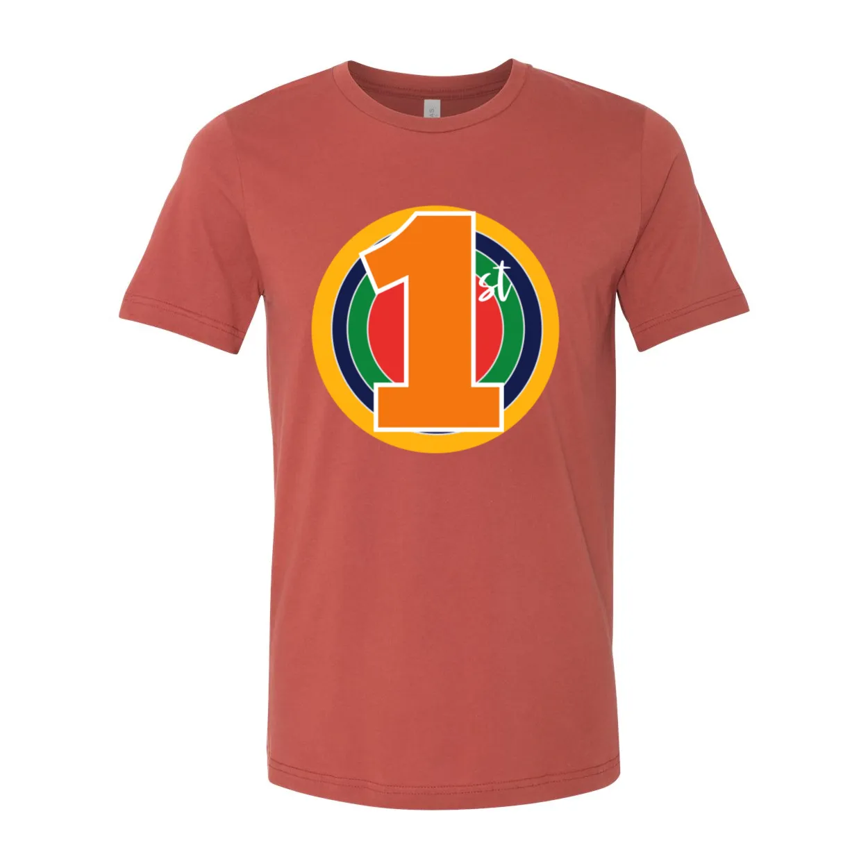 First Grade Primary Colors Circle Tee