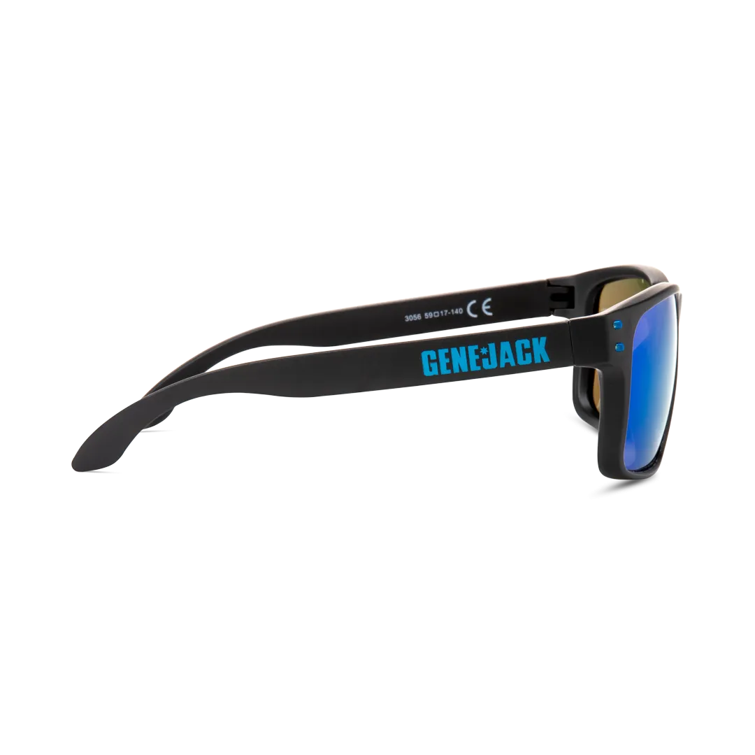 Genejack Sunglasses | Black/Blue