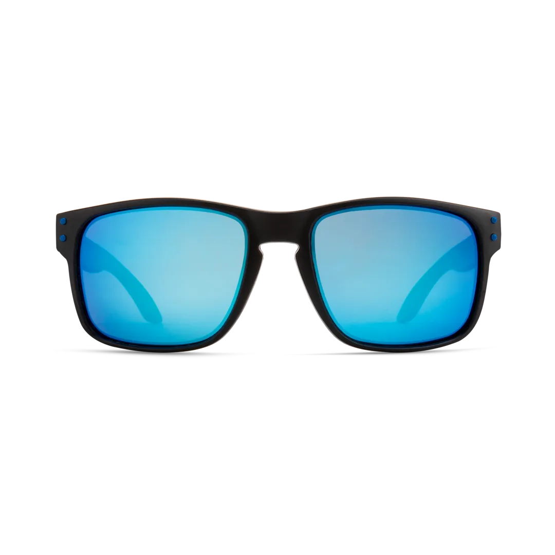 Genejack Sunglasses | Black/Blue