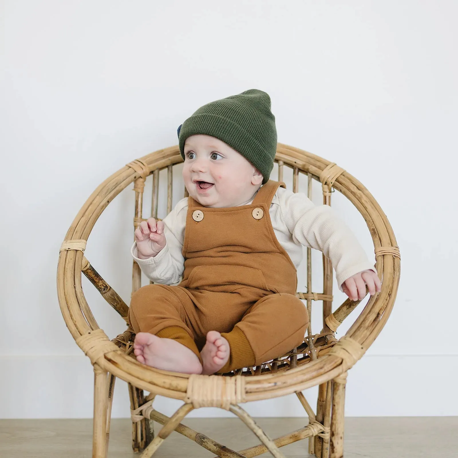 Green Mebie Baby Beanie