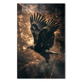 Hunter Eagle - Tempered Glass Wall Art