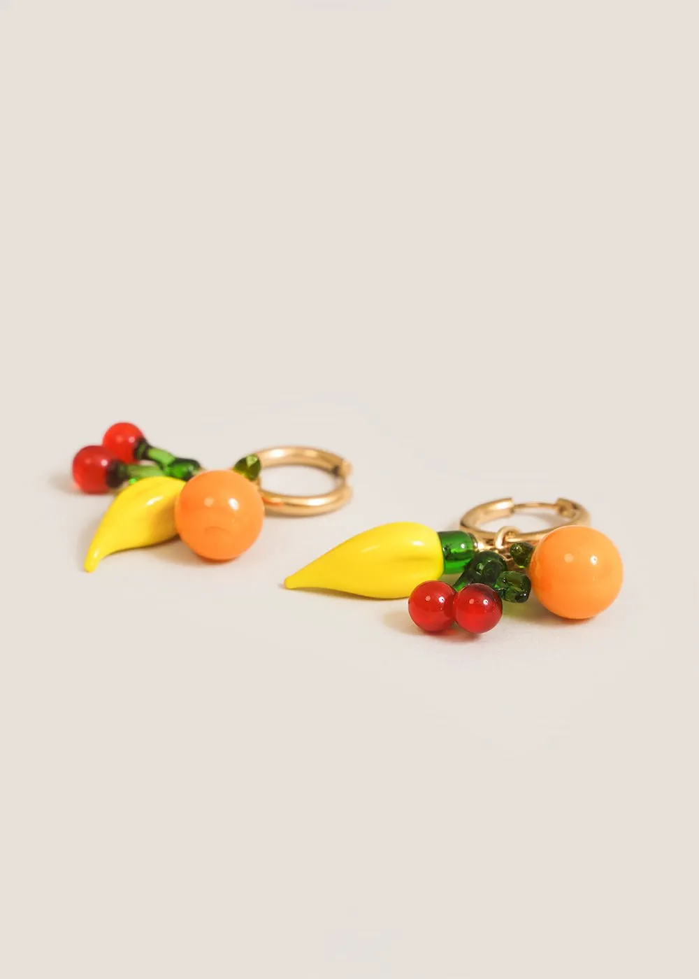 La Fruta Hoop Earrings