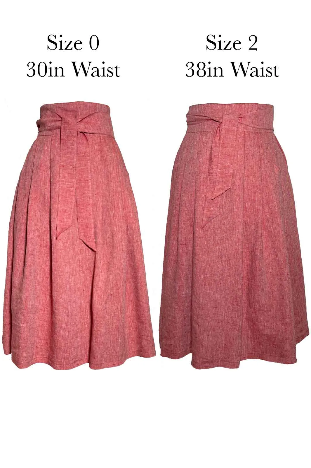 Layercake Linen Wrap Skirt