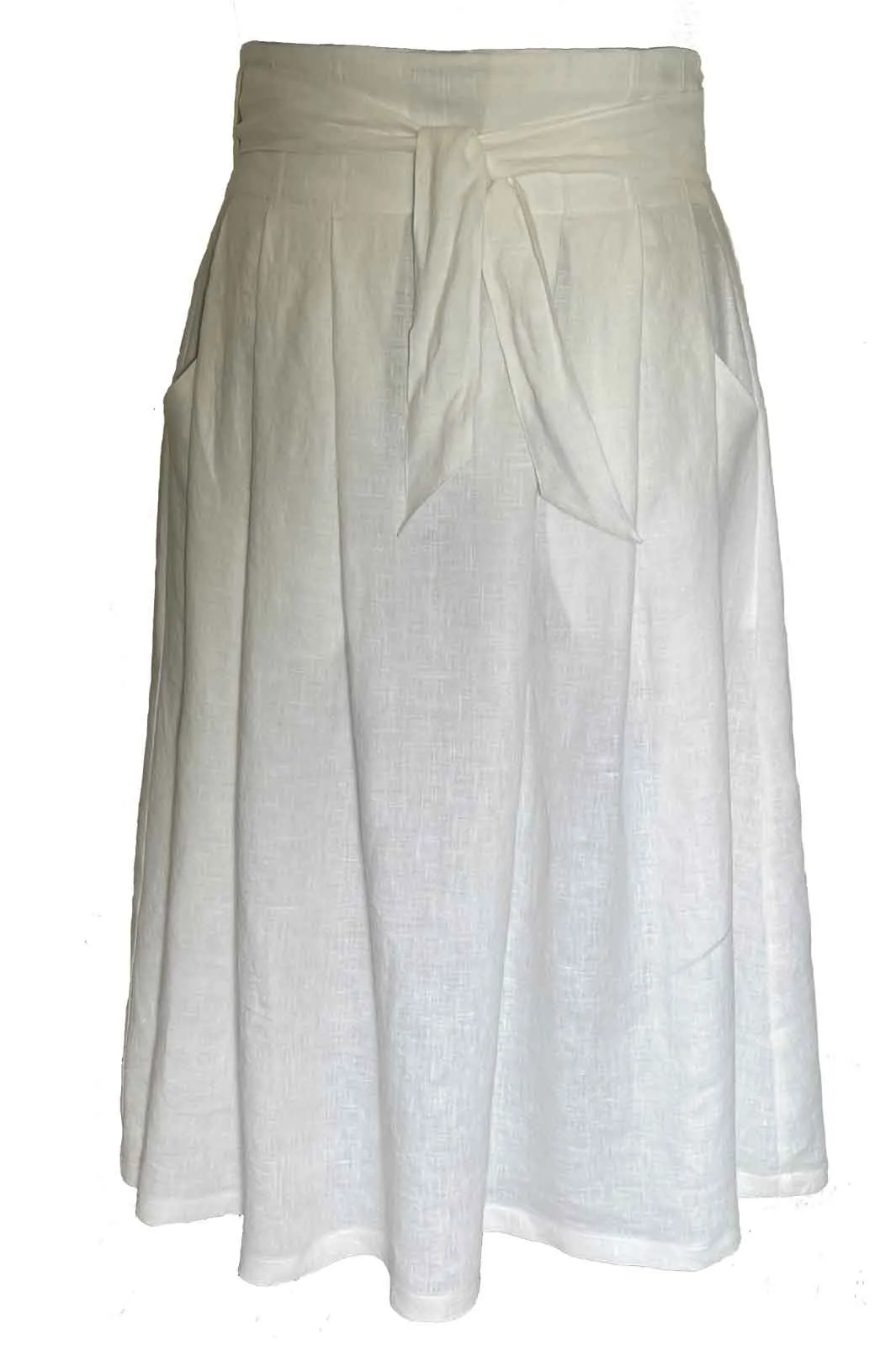 Layercake Linen Wrap Skirt