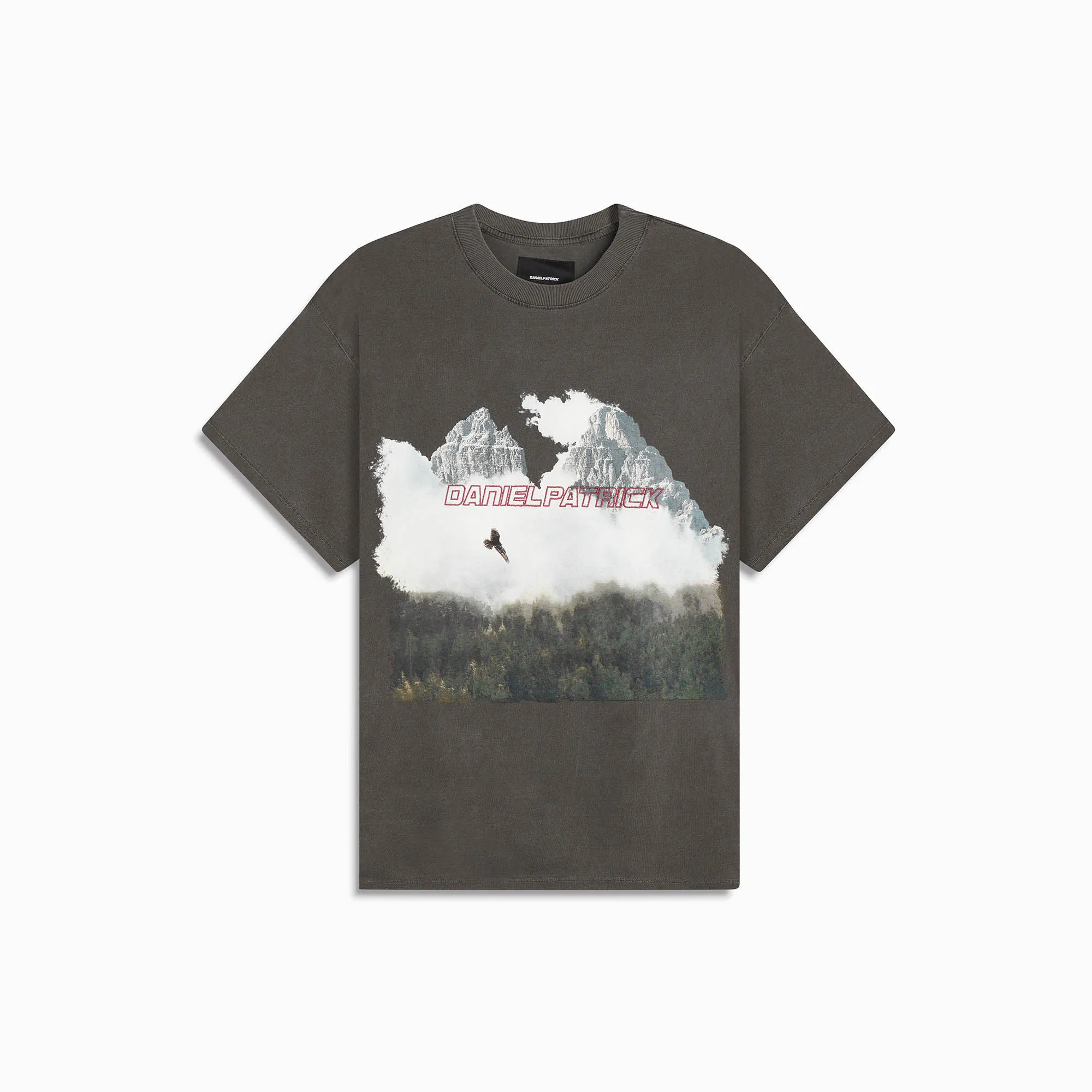 lone eagle tee / vintage black