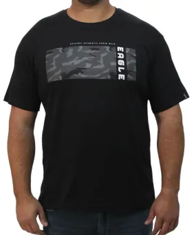 Mens Printed Camo Eagle Tee