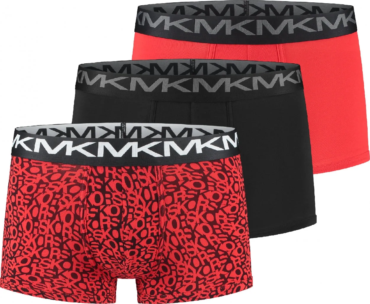 Michael Kors Mens Stylish SF Fashion 3-Pack Trunk Underwear