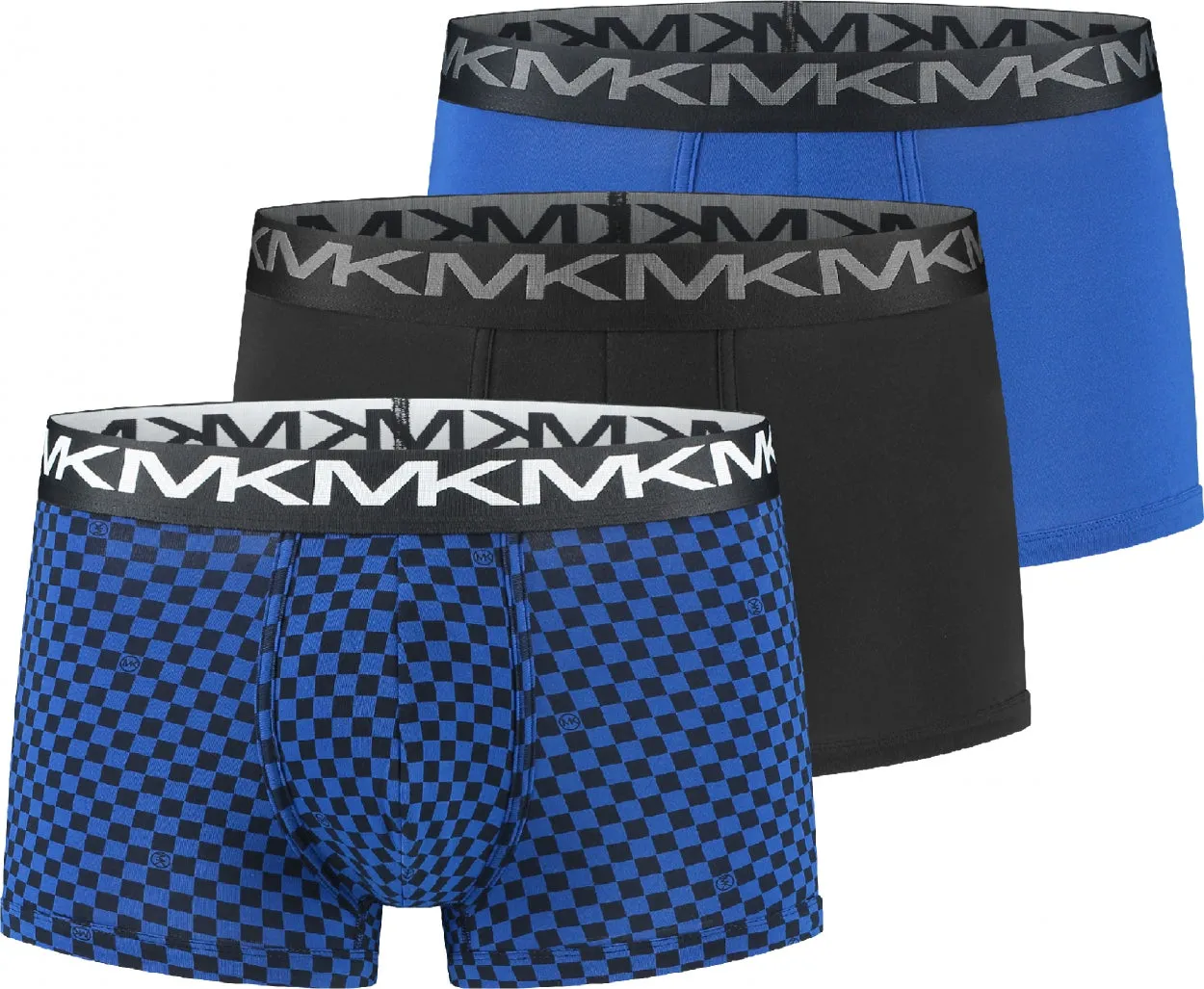 Michael Kors Mens Stylish SF Fashion 3-Pack Trunk Underwear