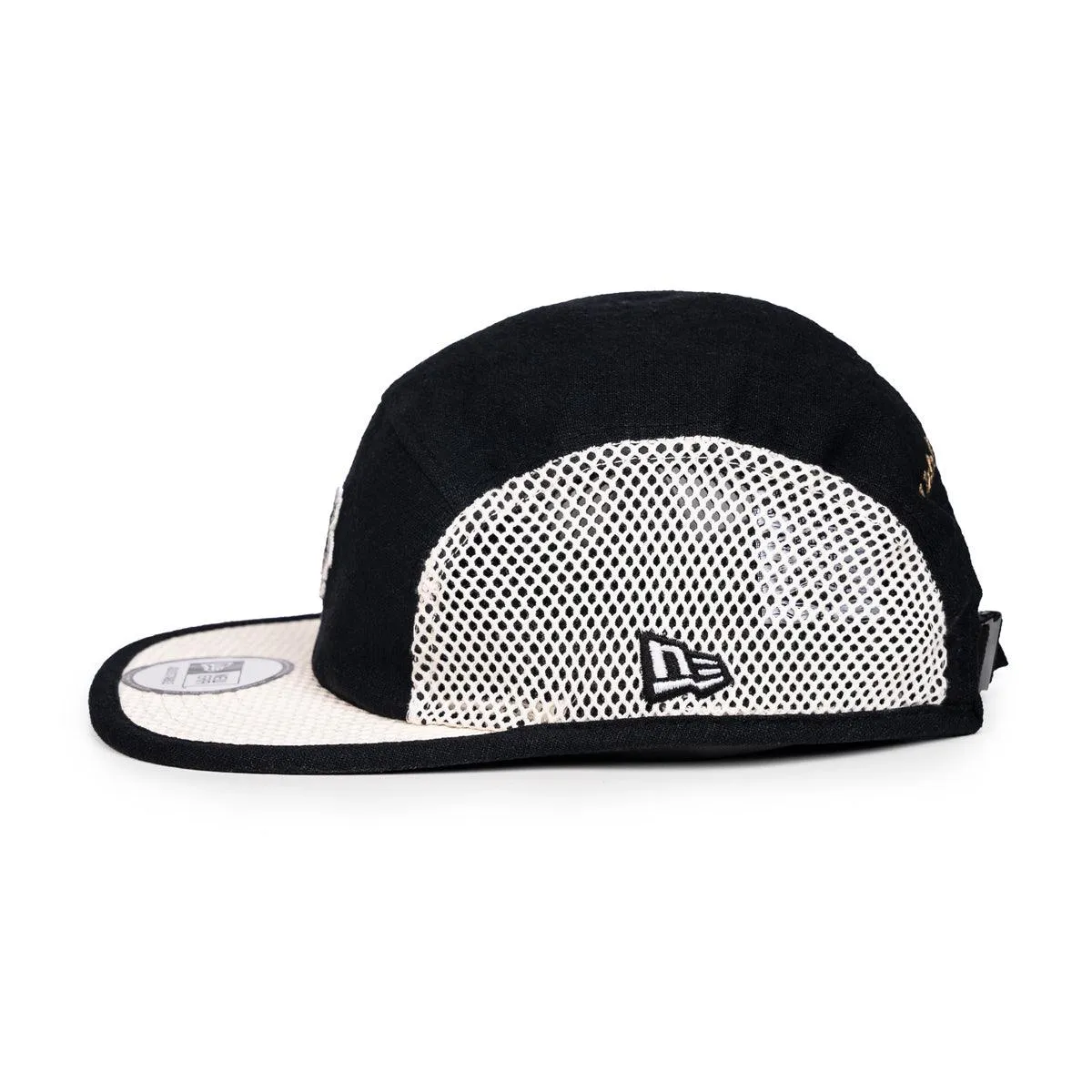   New Era 5 Panel Camper Cap 'Black White'