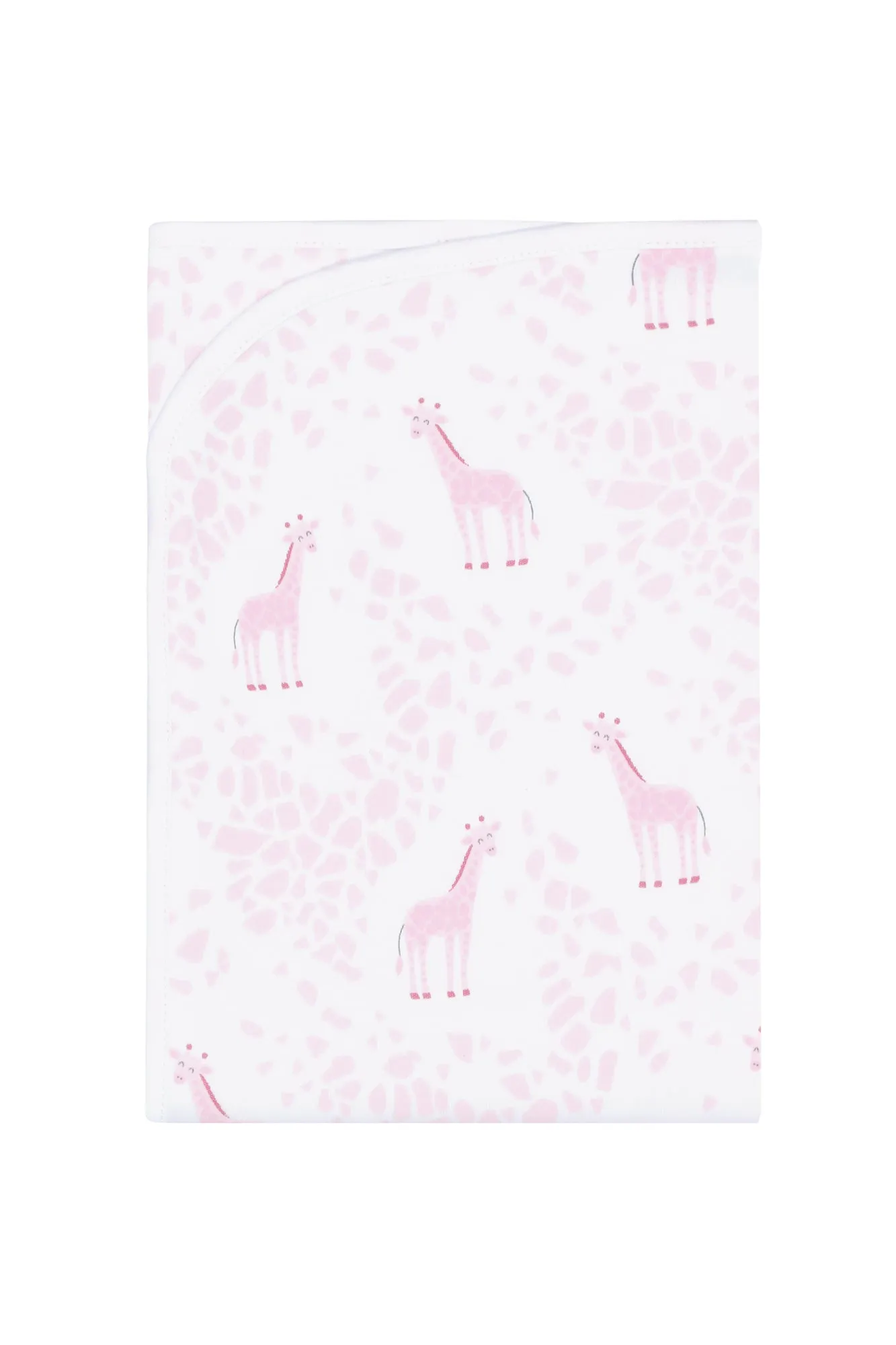 Pink Giraffe Print Blanket