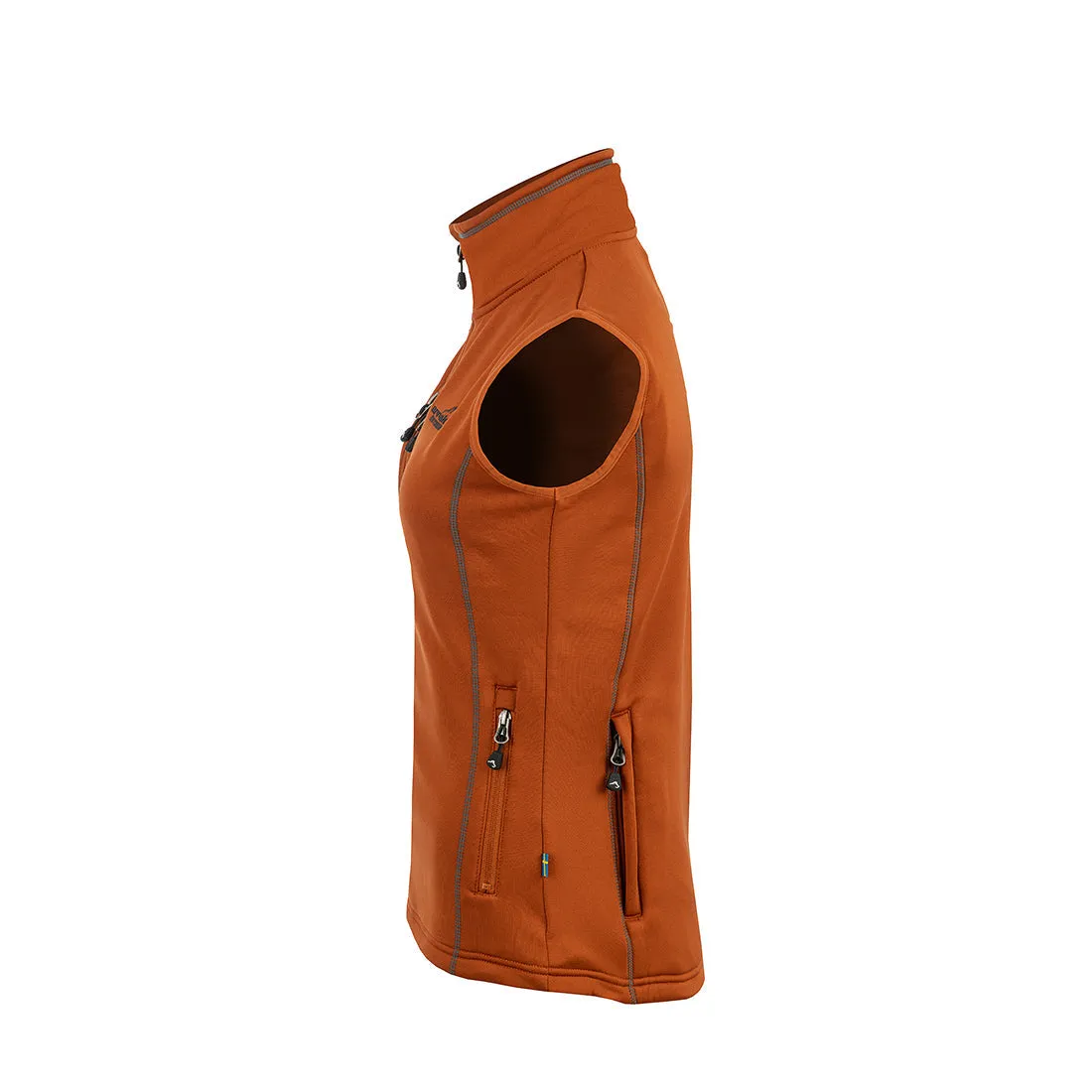 Power Fleece Lady Vest (Burnt Orange)