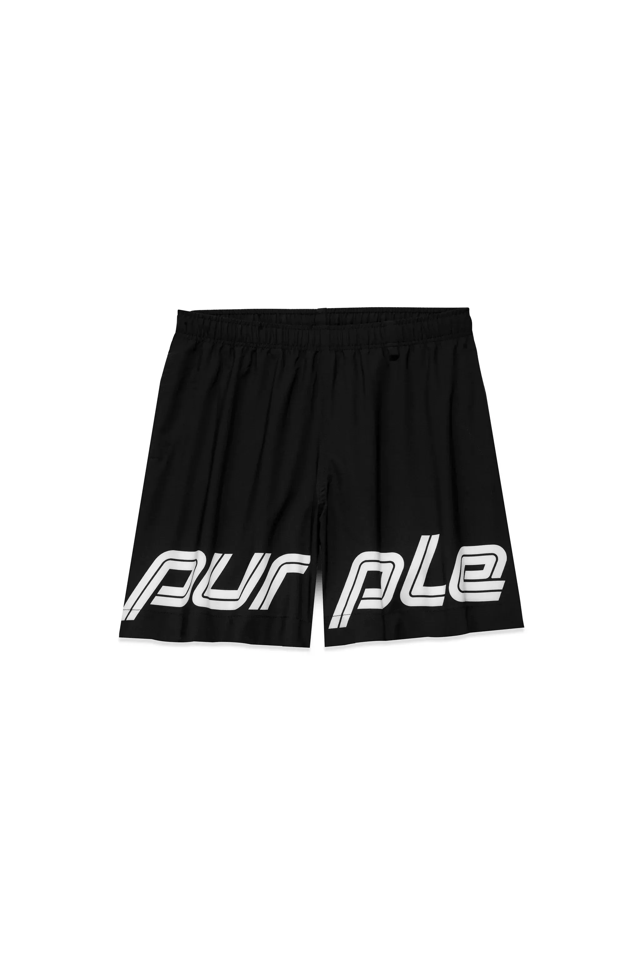 PURPLE BRAND P504 BLACK BEAUTY DOUBLE STRIPE ALL AROUND SHORT