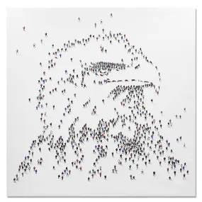 Seven Wall Art - Ant men Art - American Eagle 40x40 Inch (100x100cm)