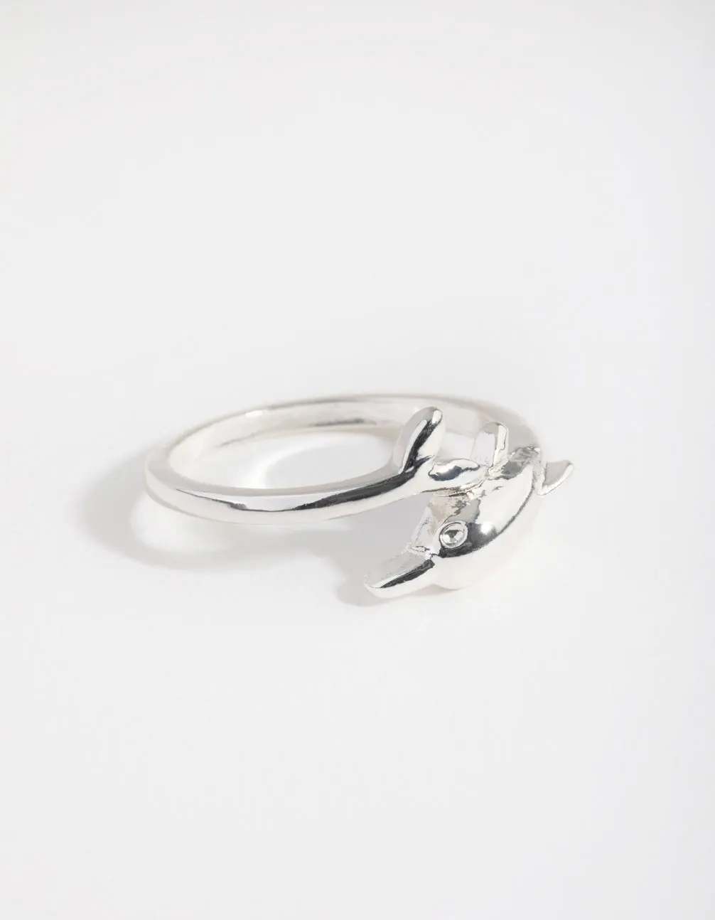 Silver Dolphin Ring