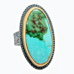 Sonora Turquoise Statement Ring - size 10